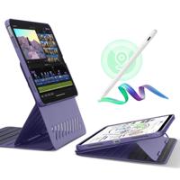 iPad 10th Gen Bundle Shift Magnetic Case with Geo Digital Pencil - Purple