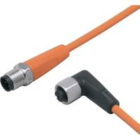 ifm Electronic EVT056 Verbindingskabel Aantal polen (sensoren): 4, 5 Stekker, recht, Bus, haaks 5 m 1 stuk(s)