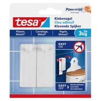 Klevende spijker tesa tegels metaal 3kg wit | 8 stuks