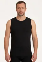 Heren mouwloos shirt katoen Extra lang - Shirt zonder mouwen - wit en zwart Ondershirt - M - M - M - M - M - M - M - M