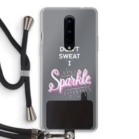 Sparkle quote: OnePlus 8 Transparant Hoesje met koord