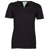 Papillon Fitness shirt s/sl v-neck dames zwart maat 3XL - thumbnail