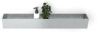 Looox Colour Shelf BoX Planchet 60x10x10 cm RVS Geborsteld