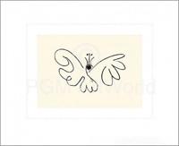 Kunstdruk Pablo Picasso - Le Papillon 50x60cm