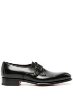 Santoni chaussures oxford Carter One en cuir verni - Noir - thumbnail