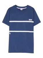 Gcds Kids t-shirt à logo poitrine - Bleu