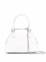 Maison Margiela mini sac cabas 5AC en cuir - Blanc