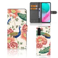 Telefoonhoesje | Met pasjeshouder | voor Samsung Galaxy M54 Pink Peacock
