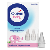 Otrivin Baby Wegwerpdopjes bij Otrivin Baby Aspirator neusjesreiniger