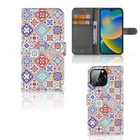 iPhone 14 Pro Max | Bookcase | Tiles Color