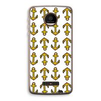 Musketon Anchor: Motorola Moto Z Force Transparant Hoesje Musketon Anchor: Motorola Moto Z Force Transparant Hoesje