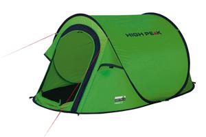 High Peak pop-up tent Vision 2-persoons 235 x 140 x 100 cm groen