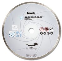 KWB AGGRESSO-FLEX® White-Line DIAMANT-doorslijpschijven | ø 125 mm - 725240 725240