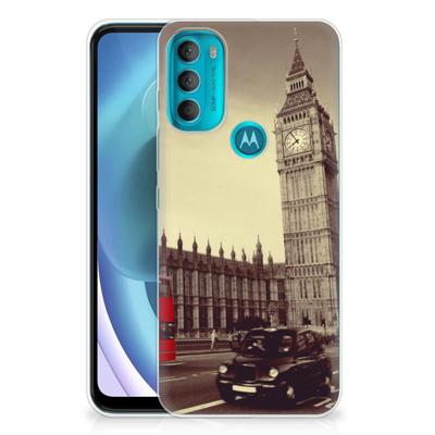 Motorola Moto G71 5G | Silliconen Back Cover | Londen