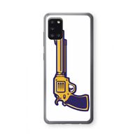 Pew Pew Pew: Samsung Galaxy A31 Transparant Hoesje