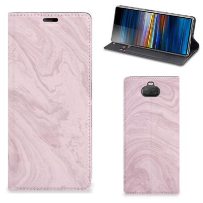 Sony Xperia 10 Plus | Standcase | Marble Pink - Origineel Cadeau Vriendin