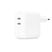 Apple Lichtnetadapter van 35 W met twee USB-C-poorten Oplader Wit
