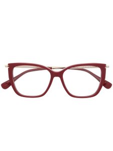 Max Mara Eyewear lunettes de vue à monture papillon - Rouge