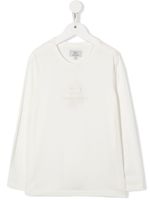 Woolrich Kids t-shirt en coton biologique à broderies - Blanc