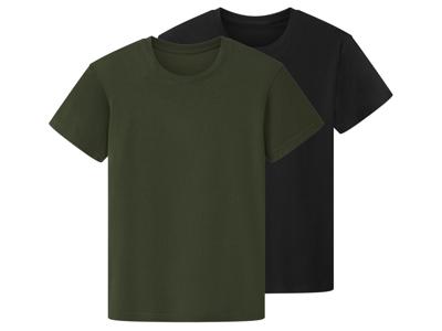 Esmara Kids Set van 2 kinder T-shirts (Zwart/groen, 146/152)