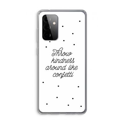 Confetti: Samsung Galaxy A72 Transparant Hoesje