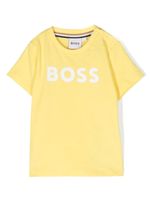 BOSS Kidswear t-shirt en coton à logo imprimé - Jaune - thumbnail