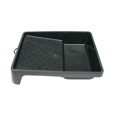 Verfbak - zwart - kunststof - 24 x 32 cm - voor verfrollers tot 18 cm