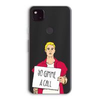Gimme a call: Google Pixel 4a 5G Transparant Hoesje