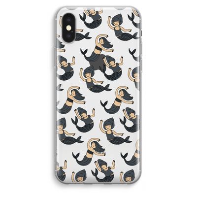 Zeemeermin: iPhone XS Max Transparant Hoesje