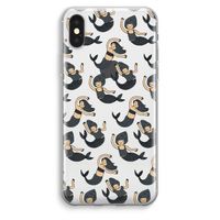 Zeemeermin: iPhone XS Max Transparant Hoesje Zeemeermin: iPhone XS Max Transparant Hoesje