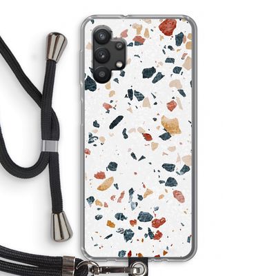 Terrazzo N°4: Samsung Galaxy A32 5G Transparant Hoesje met koord