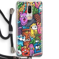 Vexx Mixtape: OnePlus 6 Transparant Hoesje met koord