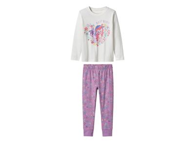 Kinder pyjama (Wit/lila, 122/128)