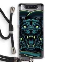 Cougar and Vipers: Samsung Galaxy A80 Transparant Hoesje met koord