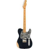 Fender Brad Paisley Esquire MN Black Sparkle elektrische gitaar met deluxe gigbag - thumbnail