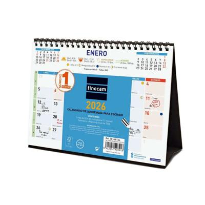 Tafelkalender Finocam Multicolour Papier 21 x 15 cm