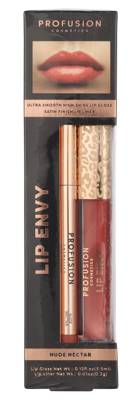 Profusion Cosmetics - Profusion Lip Envy Gloss and Lip Liner Nude Nectar Lipgloss 3.8 ml