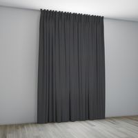 Overgordijn Parijs antraciet Coupage