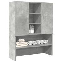 VidaXL Wasmachinekast 70,5x25,5x90 cm betongrijs VidaXL Wasmachinekast 70,5x25,5x90 cm betongrijs