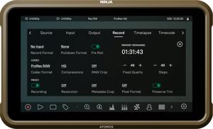 Atomos Ninja externe monitor/recorder voor mirrorless camera&apos;s