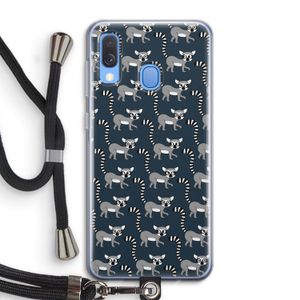 Makis: Samsung Galaxy A40 Transparant Hoesje met koord