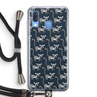 Makis: Samsung Galaxy A40 Transparant Hoesje met koord