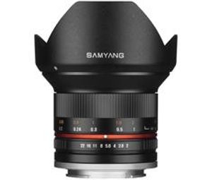 Samyang 12mm T2.2 NCS VDSLR Micro 4/3 Zwart