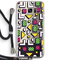 8-bit N°4: Samsung Galaxy S7 Edge Transparant Hoesje met koord