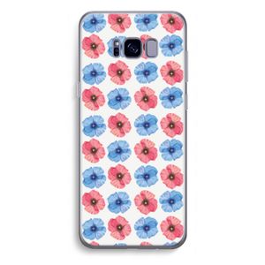 Klaproosjes: Samsung Galaxy S8 Plus Transparant Hoesje
