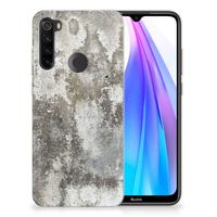 Xiaomi Redmi Note 8T TPU Siliconen Hoesje Beton Print