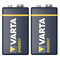 Varta Energy Alkaline batterij - 2x - 9V - blokbatterij - LR61   -
