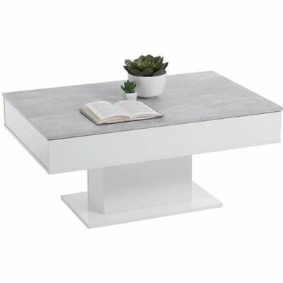 Hoofdtafel FMD Wit Grijs