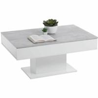 Hoofdtafel FMD Wit Grijs