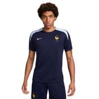 Nike Frankrijk Strike Trainingsshirt 2024-2026 Donkerblauw Lichtblauw - thumbnail